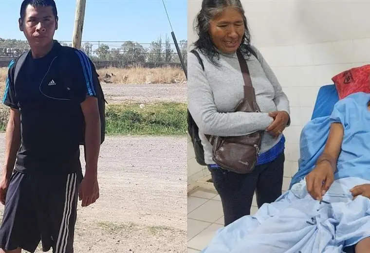 La víctima permanece internado en Cobija. Foto El Clarin